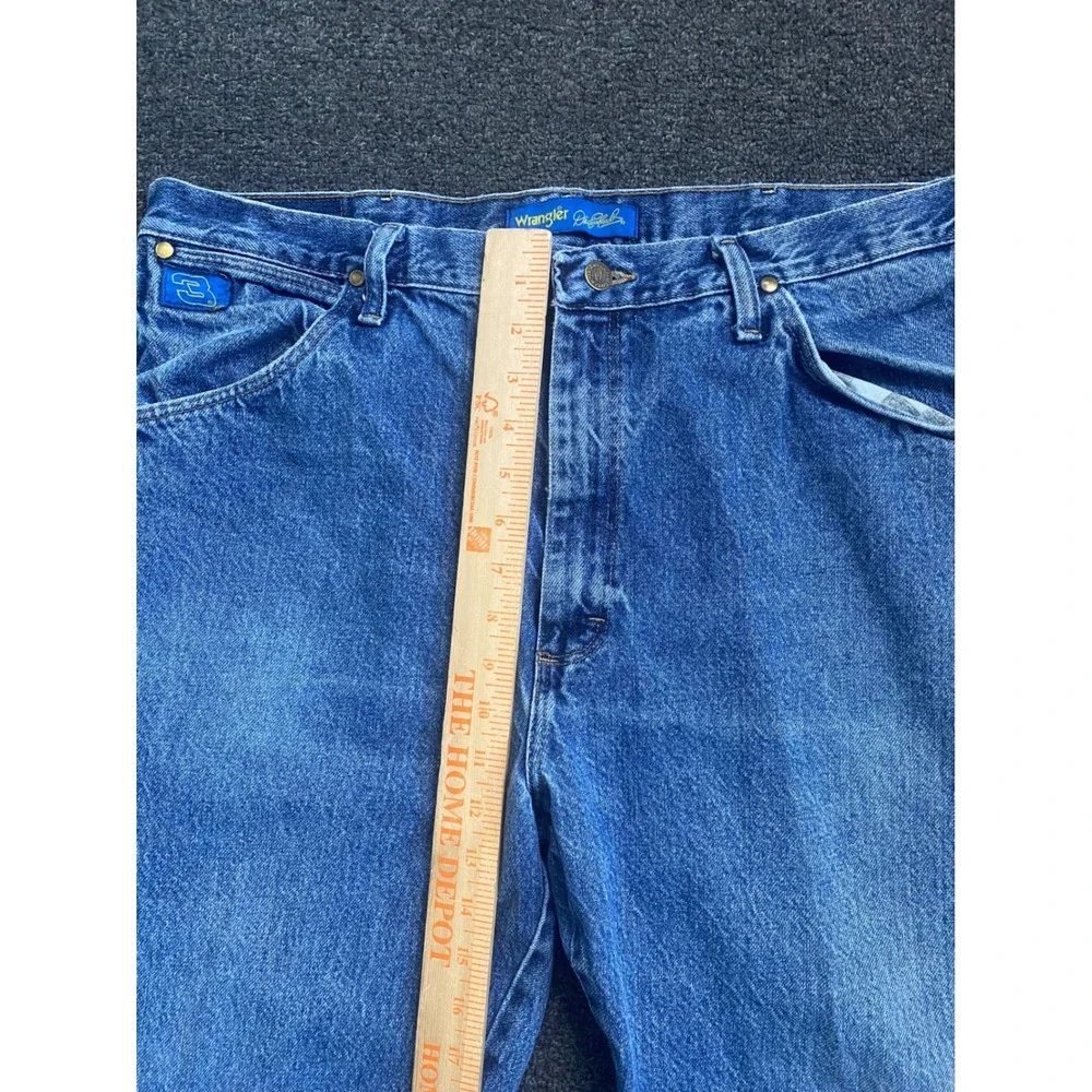 Wrangler‎ Dale Earnhardt Legendary Denim Blue Jeans Mens 38x32 Straight Leg Race
